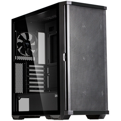 Zalman Корпус Z10, без БЖ, 2xUSB3.0, 1xUSB Type-C, 3x140mm Black fans, 1x120mm Black fans, TG Side Panel, EATX, Black