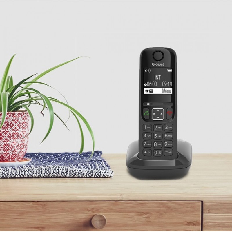 Gigaset Радіотелефон DECT AS690 DUO Black