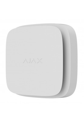Ajax Датчик диму та температури FireProtect 2 SB Heat Smoke Jeweler, незмінна батарея, бездротовий, білий
