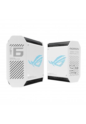 ASUS Маршрутизатор ROG Rapture GT6 2PK white AX10000 3xGE LAN 1x2.5GE WAN 1xUSB 3.2 g1 WPA3 OFDMA MESH