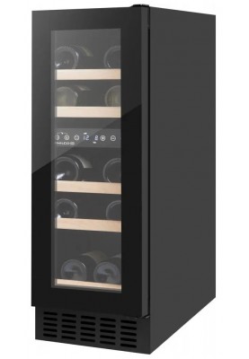 Philco Холодильник для вина, 85х29.5х57, обсяг-54л, зон - 2, пляш.-17, диспл, підсвітка, чорний