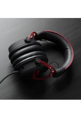 HyperX Гарнітура ігрова Cloud Alpha, mini-jack/dual 3.5мм, 1.3м/2м чорно-червоний