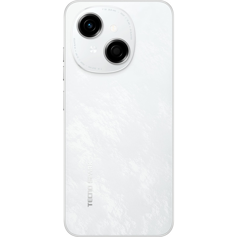 TECNO Смартфон Spark Go 1 (KL4) 6.67" 3/128ГБ, 2SIM, 5000мА•год, Glittery White