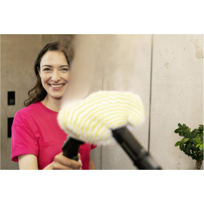 Karcher Пароочиститель SC 4 Deluxe Iron, 2200Вт, 1300мл, 4Бар, утюг, швабра, білий