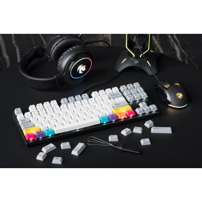 Varmilo Клавіатура механічна APT87 CMYK, C-TK Brown, WL/USB-A, White Led