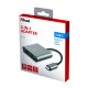 Trust Dalyx 3-in-1 Multiport USB-C Adapter ALUMINIUM