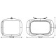 LEDVANCE Нічний світильник  NIGHTLUX TOUCH LED 2,5W Retro TV, micro-USB, RGBW