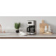 Electrolux Кавоварка крапельна, 1.375л, мелена, дисплей, програмований таймер, нерж