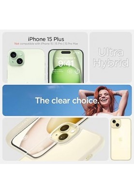 Spigen Чохол для Apple iPhone 15 Plus Ultra Hybrid Mute, Beige
