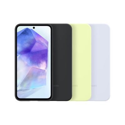 Samsung Чохол для Galaxy A55 (A556), Silicone Case, чорний