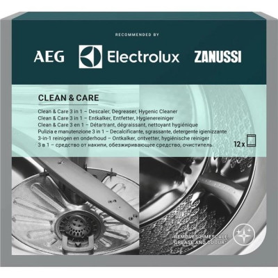 Electrolux Набір для чищення стиральних та посудомийних машин, 12x50гр