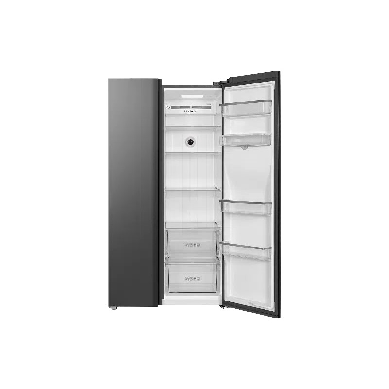 TCL Холодильник SBS, 177х92х63см, 2 дв., Х- 322л, М- 181л, A++, NF, диспенсер, нерж