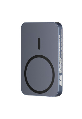 2E Акумулятор портативний літій-іонний Power Bank Wireless QI 5000мА·год, 20Вт, PD, синій