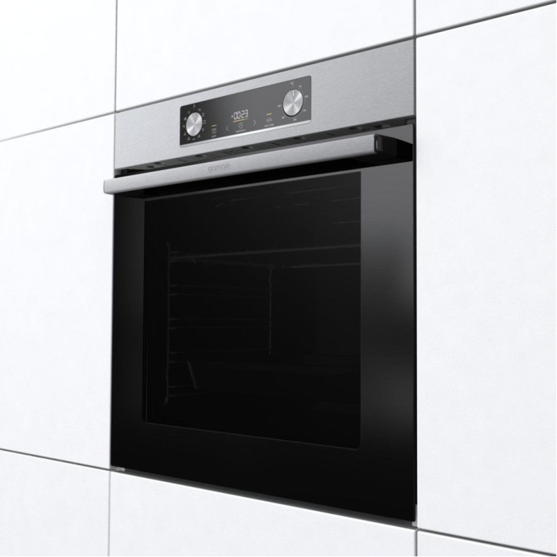 Gorenje Комплект духовка електрична BO6735E02X + поверхня газова G642ABX), 743551, нерж
