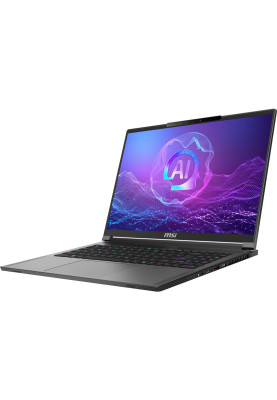 MSI Ноутбук Creator A16 AI+ A3XVGG 16 UHD, Ryzen AI 9 HX 370, 32GB, F2TB, NVD4070-8, W11P, сірий