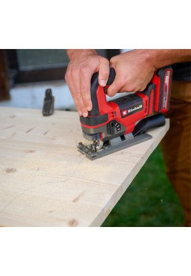 Einhell Лобзик акумуляторний TE-JS 18/100 Li - Solo, PXC, 18В, 3000 об/хв, хід 26 мм, 1.87 кг (без АКБ та ЗП)