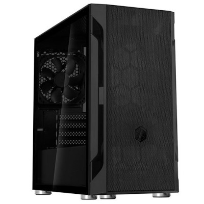 SilverStone Корпус FARA FAH1MB-G, без БЖ, 1xUSB3.0, 2xUSB2.0, 1x120mm Black fan, TG Side Panel, mATX, Black