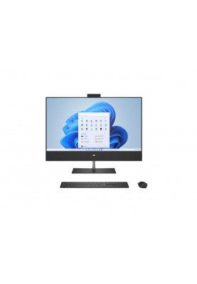 HP Комп'ютер персональний моноблок Pavilion 31.5" QHD IPS, Intel i5-12400T, 16GB, F512GB, NVD1650-4, WiFi, кл+м, DOS, чорний