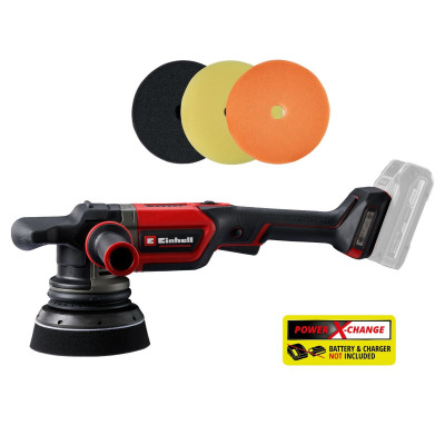 Einhell Шліфмашина полірувальна ексцентрікова акумуляторна Einhell Professional CP-EP 18/125 Li BL-Solo 18В 125мм 500-3800об/хв 2.11кг Einhell Шліфмашина полірувальна ексцентрікова акумуляторна Einhell Professional CP-EP 18/125 Li BL-Solo 18В 125мм 500-3800об/хв 2.11кг