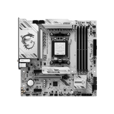 MSI Материнська плата B850M GAMING PLUS WIFI6E sAM5 B850 4xDDR5 M.2 HDMI DP WiFi BT mATX