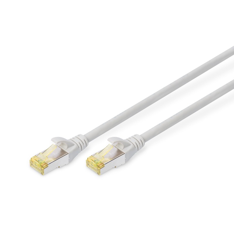 Digitus Патч-корд CAT 6a S-FTP, 15м, AWG 26/7 сірого кольору