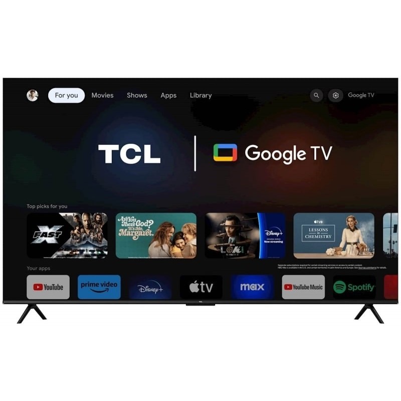 TCL Телевізор 85" LED 4K 60Hz Smart Google TV Titan