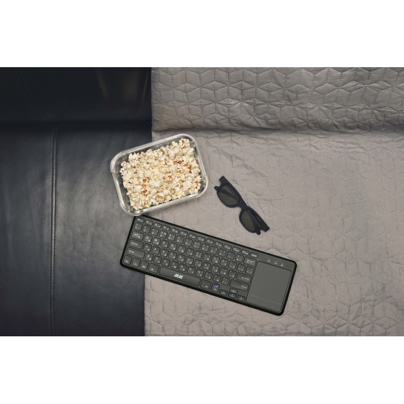 2E Клавіатура ножнична KT100 78key, WL, EN/UK, чорний