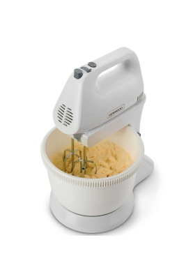 Kenwood Міксер стаціонарний, 450Вт, насадки -2+блендер, вінчик, чаша-пластик, 3.4л, білий