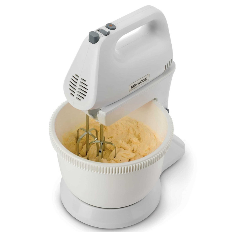 Kenwood Міксер стаціонарний, 450Вт, насадки -2+блендер, вінчик, чаша -пластик, 3.4л , білий