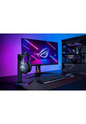 ASUS Гарнітура ігрова ROG Fusion II 500, mini-jack/USB-С, RGB, 1.5м/1.5м, чорний