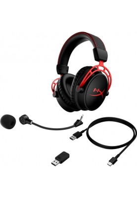 HyperX Гарнітура Cloud Alpha WL, Black/Red