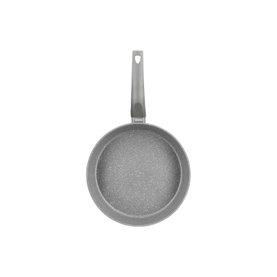 ARDESTO Сковорідка Gemini Gourmet з кришкою 26 см, сірий мармур, алюміній