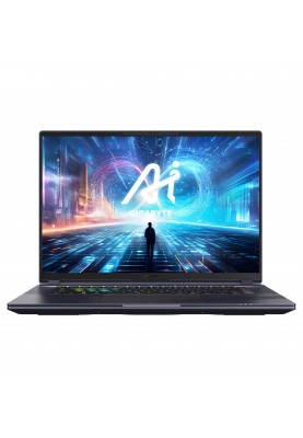 Gigabyte Ноутбук AORUS G6X 16.0 QHD 165Hz, Intel i7-13650HX, 16GB, F1TB, NVD4060-8, DOS, чорний