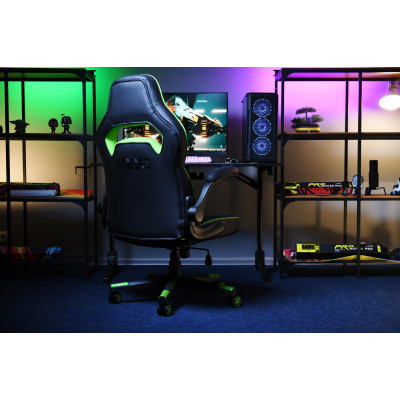 2E Gaming Ігрове крісло HEBI Black/Green 2E Gaming Ігрове крісло HEBI Black/Green