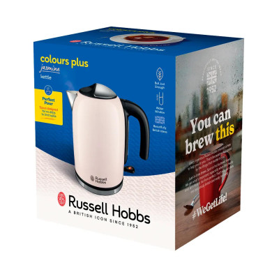 Russell Hobbs Електрочайник, 1.7л, метал, жасмін