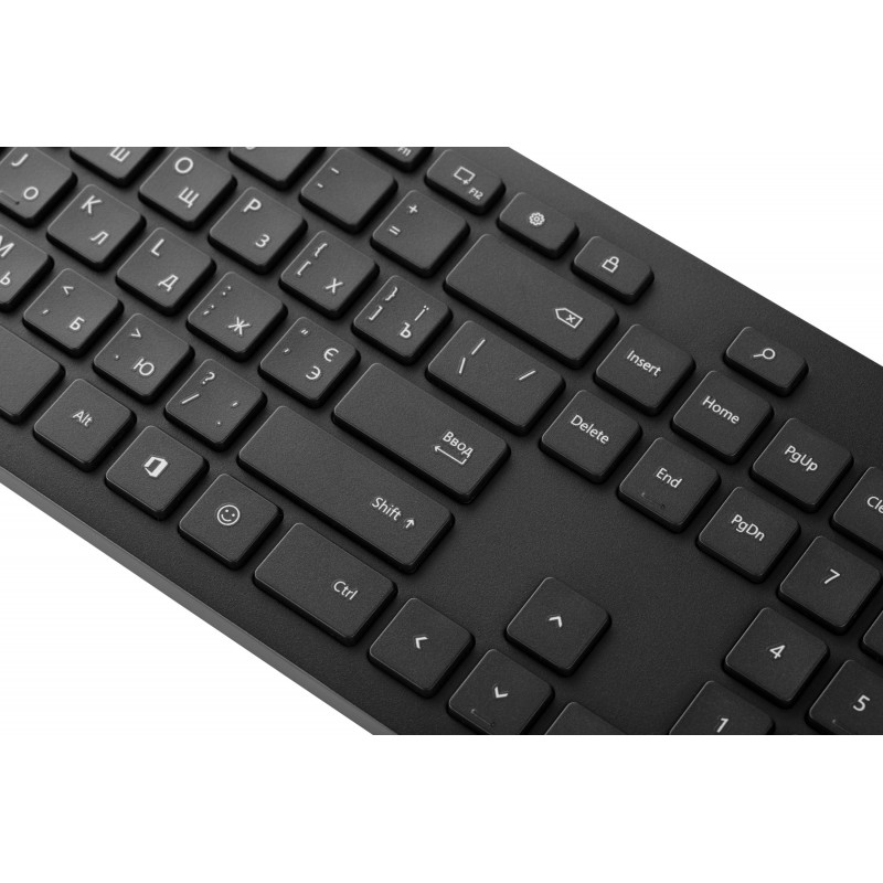 Microsoft Клавіатура мембранна Bluetooth Keyboard 115key, BT, EN/UK/RU, чорний