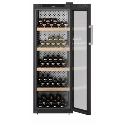 Liebherr Холодильник для вина, 168.4x60х76.3, холод.відд.-426л, зон - 1, бут-196, ST, дисплей, чорний Liebherr Холодильник для вина, 168.4x60х76.3, холод.відд.-426л, зон - 1, бут-196, ST, дисплей, чорний