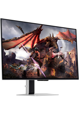 Samsung Монітор 32" Odyssey G80SD HDMI, DP, USB, Bluetooth, OLED, 3840x2160, 240Hz, 0.3ms, G-Sync Compatible