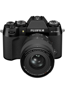 Fujifilm Цифр. фотокамера X-T50 + XF16-50mmF2.8-4.8 R LM WR Kit Black