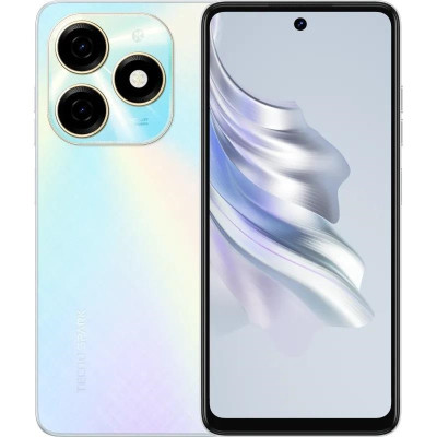 TECNO Смартфон Spark 20 (KJ5n) 6.56" 8/128ГБ, 2SIM, 5000мА•год, Cyber White