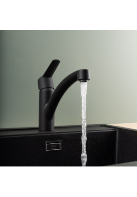 Grohe Змішувач для кухні Start, довж.виливу - 226мм, поворотний, 1важіль, чорний
