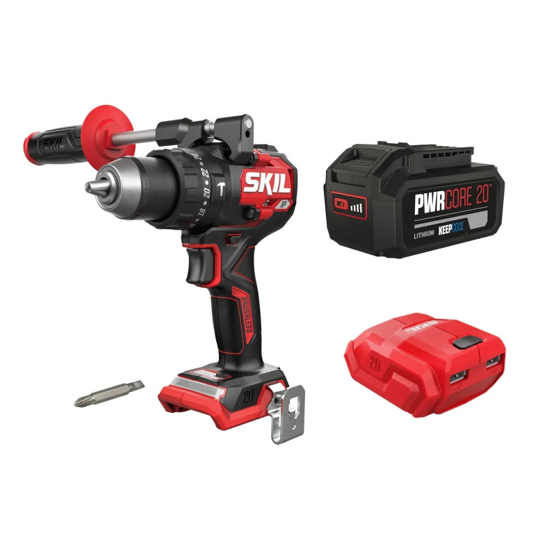 Skil Шурупокрут-дриль ударний акумуляторний 3085 CA XP 20В 1х5А·год 130Нм 600·2100об·хв 1.65кг