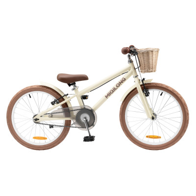 Miqilong Дитячий велосипед RM 20" бежевий Miqilong Дитячий велосипед RM 20" бежевий