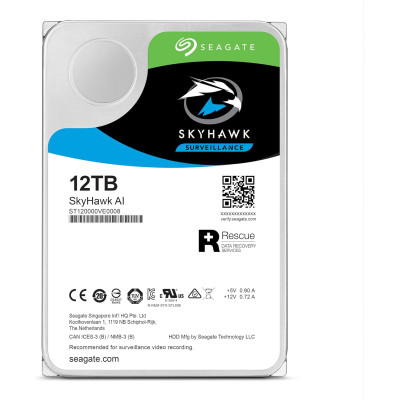 Seagate Жорсткий диск Seagate 12TB 3.5" 7200 512MB SATA SkyHawk AI