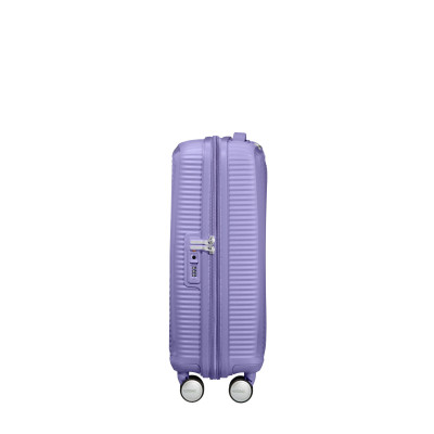 American Tourister Валіза American Tourister, Soundbox, поліпропілен, мала, 55см, 35.5/41л, TSA, 4 колеса, EXP, лавандовий American Tourister Валіза American Tourister, Soundbox, поліпропілен, мала, 55см, 35.5/41л, TSA, 4 колеса, EXP, лавандовий