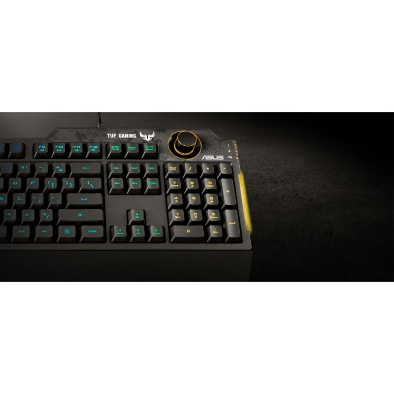 ASUS Клавіатура TUF Gaming K1 RGB 104key USB UA Black