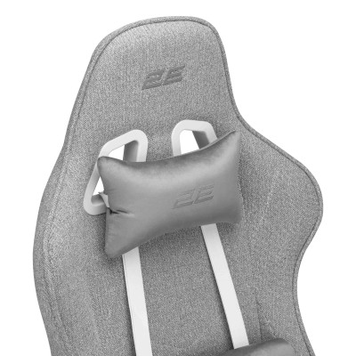 2E Gaming Крісло BUSHIDO II WE, тканина, 3D-Armrests, сірий світлий