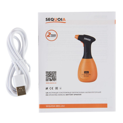 SEQUOIA Обприскувач акумуляторний SBS1.2LC 1.2л 3.7В 1.4бар 0.36кг