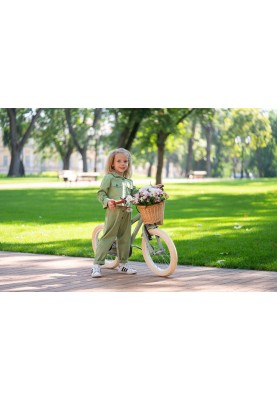 Miqilong Дитячий велосипед RM Оливковий 16`