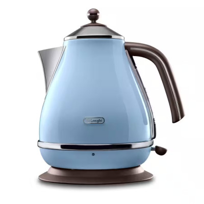 Delonghi Електрочайник Icona Vintage, 1.7л, нержавіюча сталь, блакитний